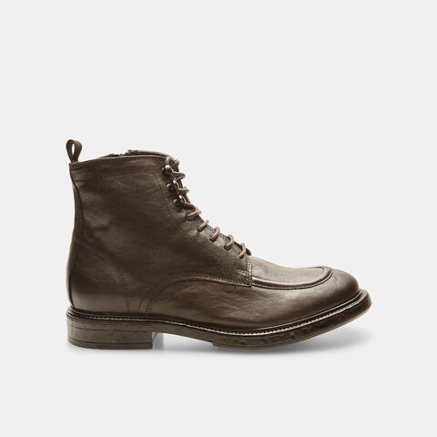 Botines de hombre de piel, Marrón Botines de hombre de piel, Marrón